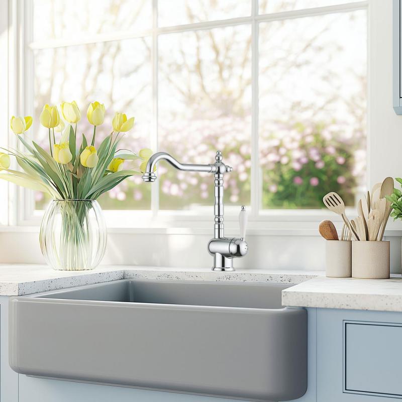 Franke Particolare Old England rubinetto da cucina classico cromato 115.0060.360