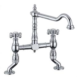 Miscelatore da cucina Nostalgico in acciaio inossidabile V1979RVSST