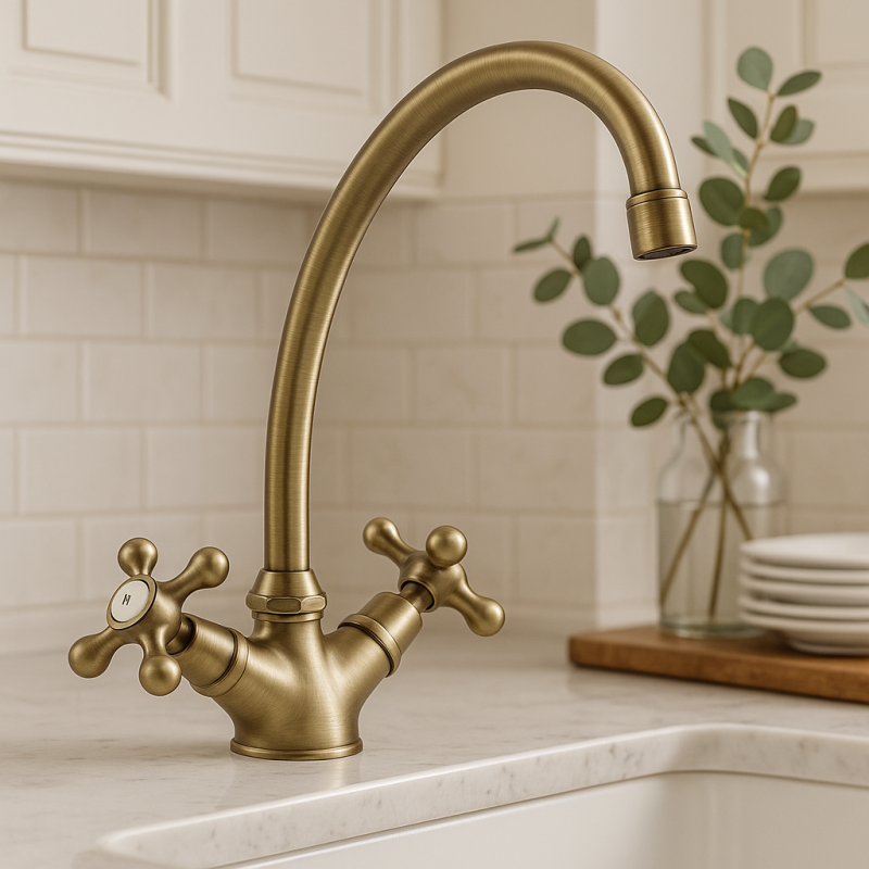 Rubinetto da cucina Nostalgic V1900 Bronzo