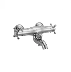 Huber Victorian Rubinetto Termostatico per Vasca in Acciaio Inox VTT270102A