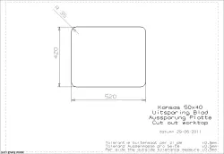 Reginox Lavello in acciaio inossidabile 50x40 25cm extra profondo sopra e sottopiano ed a filo 1150431331