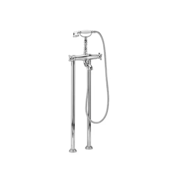 Rubinetto da bagno Huber Croisette su colonna Cromo/Oro CST390107G