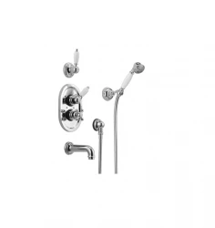 Kit di installazione Huber Croisette per miscelatore da bagno Cromo/Oro 915.CS01H.CA