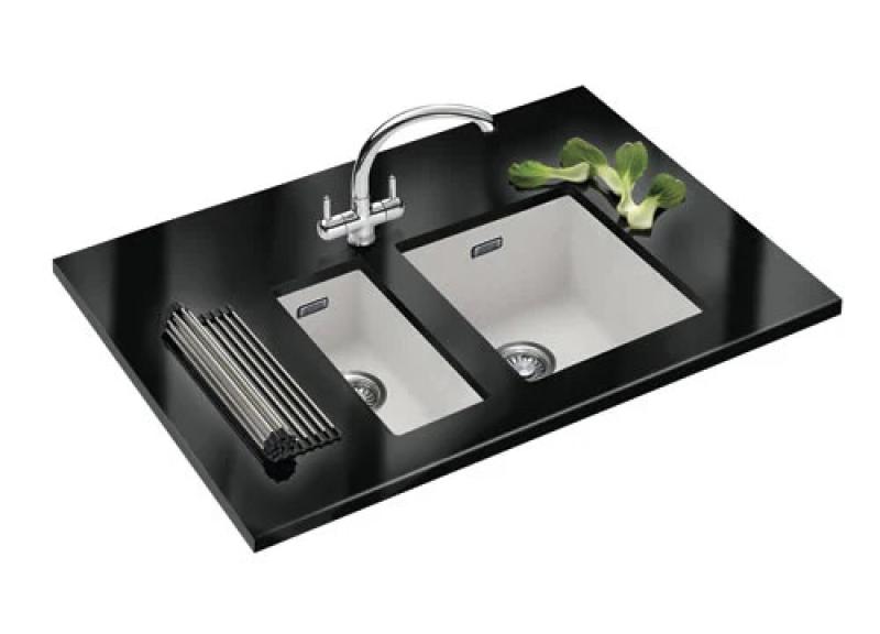 Franke Sirius 2 S2D 110.34 lavello in plastica bianca 34x41cm sottotop 125.0252.229