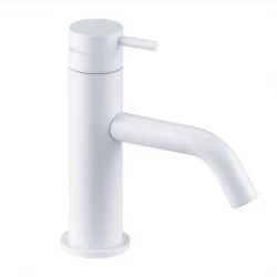 Waterevolution Flow Rubinetto per lavabo bianco opaco T110BR