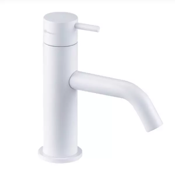 Waterevolution Flow Rubinetto per lavabo bianco opaco T110BR