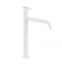 Waterevolution Flow Miscelatore per lavabo bianco opaco T115BR