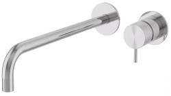 Waterevolution Flow built-in washbasin faucet chrome with spout 25cm T116B01-25