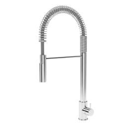 Waterevolution Flow miscelatore da cucina semi-professionale cromato con colonna e molla T15701