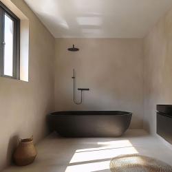 Waterevolution Flow Miscelatore termostatico per doccia con kit doccia nero T140TPR