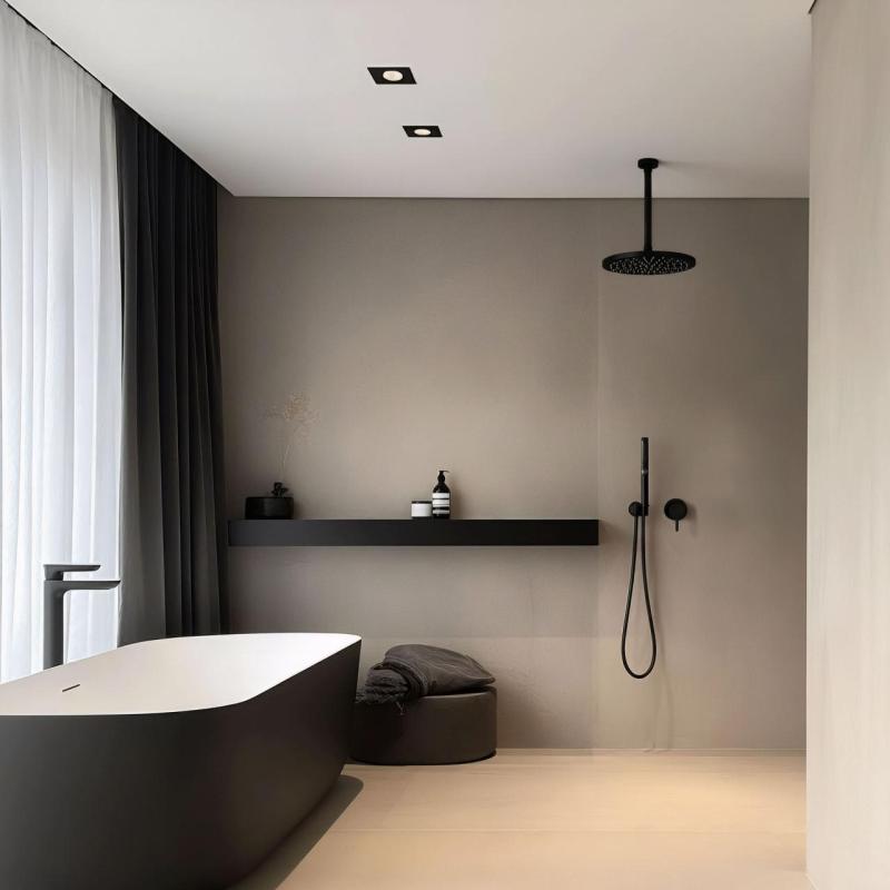 Waterevolution Flow Miscelatore da incasso Nero opaco 1208512422