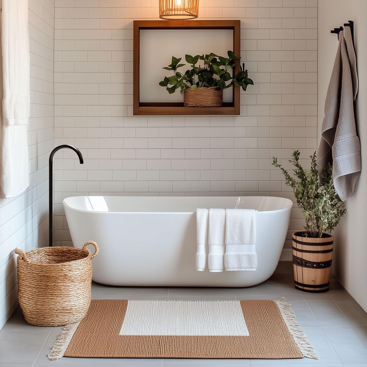 Waterevolution Flusso rubinetto da bagno stand-alone nero opaco T1673PR - Productafbeelding 2