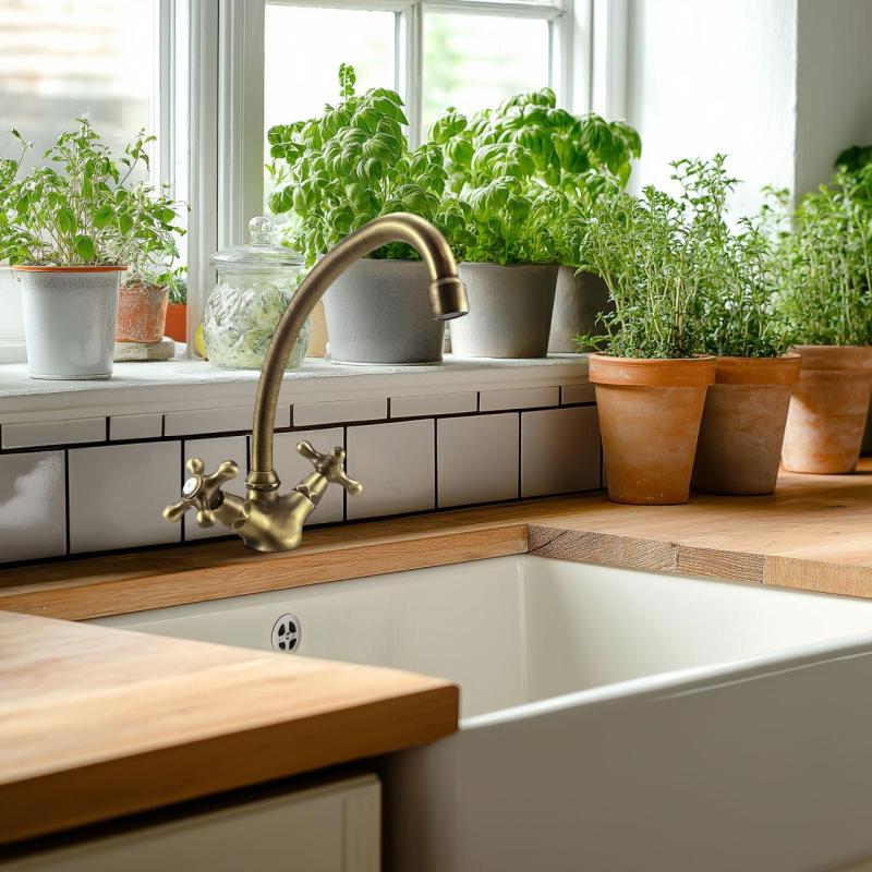 PB Rubinetto da cucina nostalgico V1905 Bronzo 1208606672