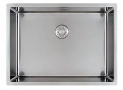 Caressi R10 55x40cm Lavello in acciaio inossidabile montaggio sottopiano a filo e sopra il piano CAPP55R10