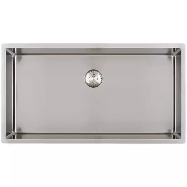 Caressi R10 Lavello in acciaio inossidabile 74x40cm montaggio sottopiano a filo e sopra il piano CAPP74R10