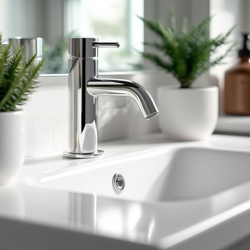 Rubinetto lavabo Waterevolution Flow cromato T1101A01