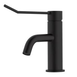 Waterevolution Flow Miscelatore per lavabo incluso tappo a clic nero opaco T111PR
