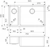 Reginox Ohio 18x40 + 50x40 dubbele RVS spoelbak Vlakbouw B09H8LLU08RDM.1