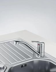 Franke Delta Novara Plus Rubinetto da cucina con beccuccio fisso cromato 115.0347.142.