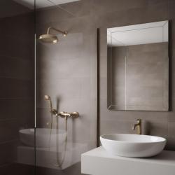 PB rubinetto classico set doccia con manopole a stella inclusa doccetta Bronzo 1208855282