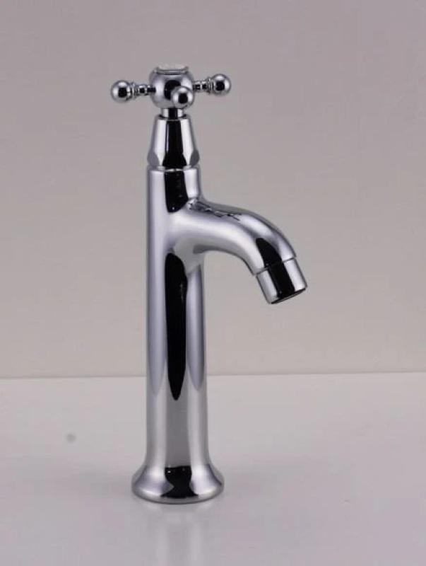 Rubinetto da lavabo classico PB con manopola ad incasso acqua fredda cromata 1208855532