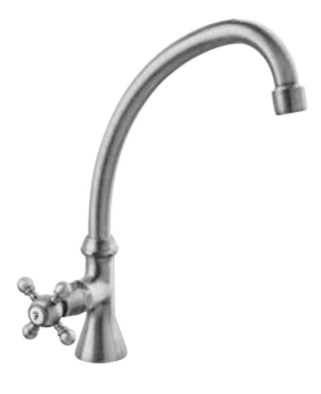 Rubinetto classico PB per lavabo con manopola in bronzo per acqua fredda con getto alto 1208855662.