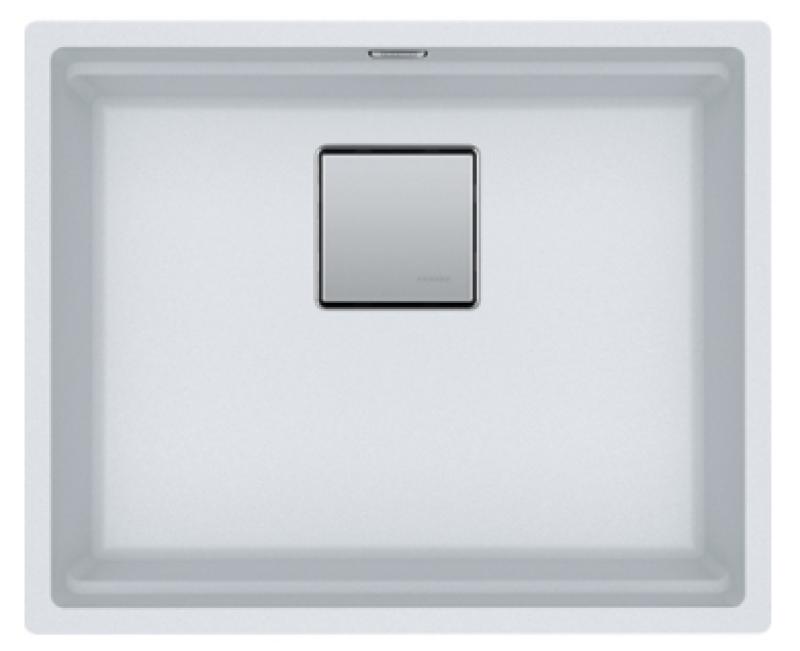 Franke Kubus KNG 110.52 lavello 52x42 in granito bianco sottopiano 125.0512.506