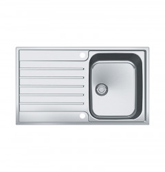 Franke Argos AGX 211-86 lavello in acciaio inox con gocciolatoio 860x510 incasso a filo 127.0380.403