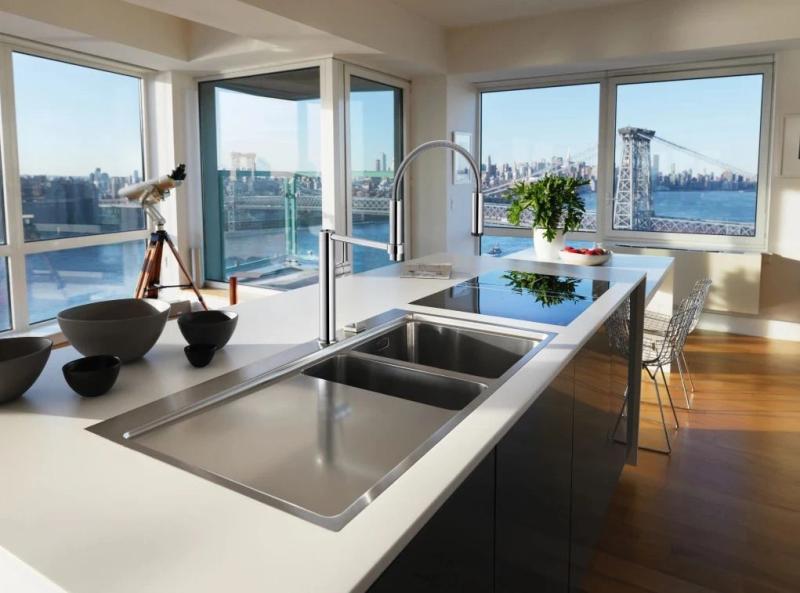 Franke Pescara Semi Pro 360 Rubinetto da cucina con beccucio flessibile cromato 115.0393.976