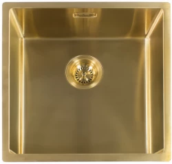 Reginox Miami 5040 OKG lavello in acciaio inossidabile PVD Oro 50x40 L7685 R30745