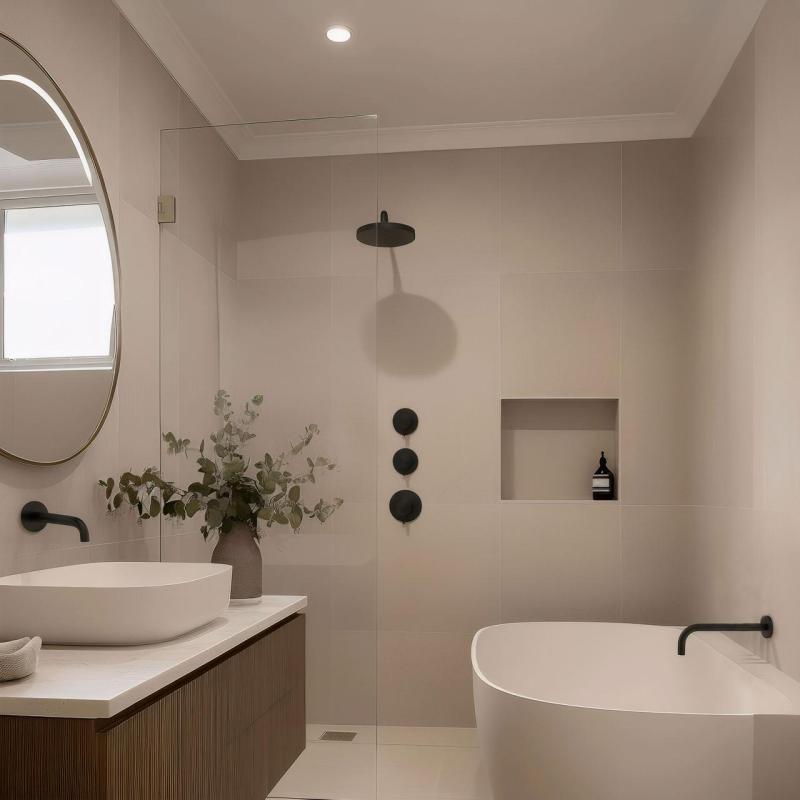 Waterevolution Flow Miscelatore termostatico ad incasso con con 2 rubinetti di arresto 1208916222