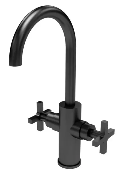 Waterevolution Cruz Miscelatore per lavabo nero opaco 1208916872 TMIC2MUPR