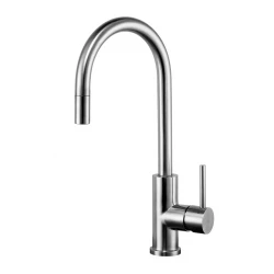 Caressi Miscelatore monocomando da cucina completamente in acciaio inossidabile CA114I U ECO 1208920630