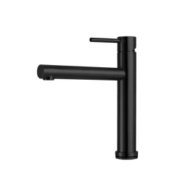 CARESSI Black Line Miscelatore monocomando per cucina in acciaio inossidabile nero CA116BK ECO 1208920651.