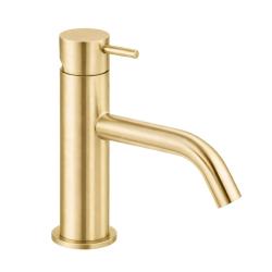 Waterevolution Flow Rubinetto per lavabo PVD spazzolato oro chiaro T110WGE