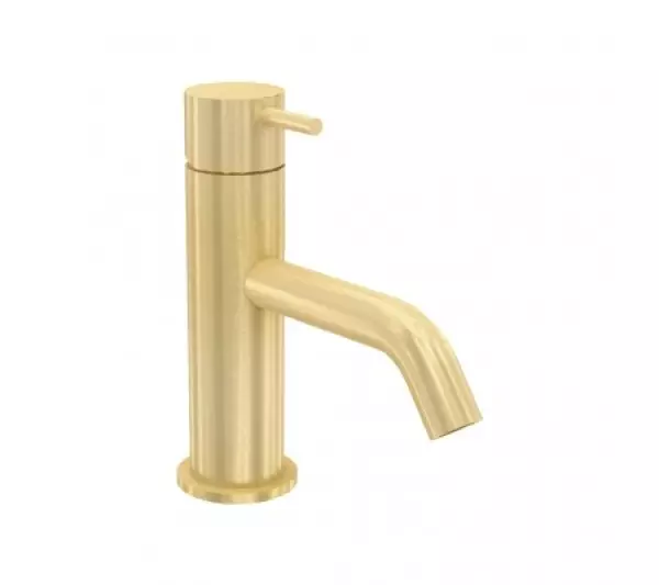 Waterevolution Flow Miscelatore per lavabo PVD oro chiaro spazzolato T110WGE