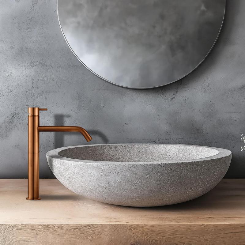 Waterevolution Flow Miscelatore per lavabo PVD rame spazzolato T115CPE