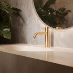 Rubinetto da lavabo Waterevolution Flow PVD light gold T1101AWGE