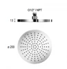 Rain Regendouche waterbesparende hoofddouche 20 cm metaal chroom 1208946738