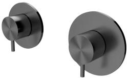 Waterevolution Flow termostato doccia da incasso con 1 miscelatore gun metal 1208948849