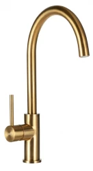 Lorreine Mersey Gold Rubinetto da cucina in PVD Oro con beccuccio girevole 1208952359.