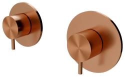 Waterevolution Flow termostato doccia da incasso con 1 miscelatore in rame