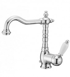 PB Vintage Miscelatore per lavabo nostalgico Cromo