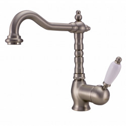 PB Vintage Miscelatore per lavabo nostalgico acciaio inossidabile