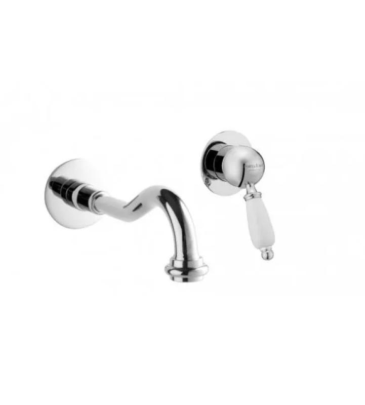 PB Vitange Miscelatore per lavabo nostalgico ad incasso con beccuccio da 21 cm Cromo