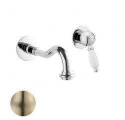 PB Vitange Miscelatore per lavabo nostalgico ad incasso con beccuccio da 21 cm acciaio inossidabile
