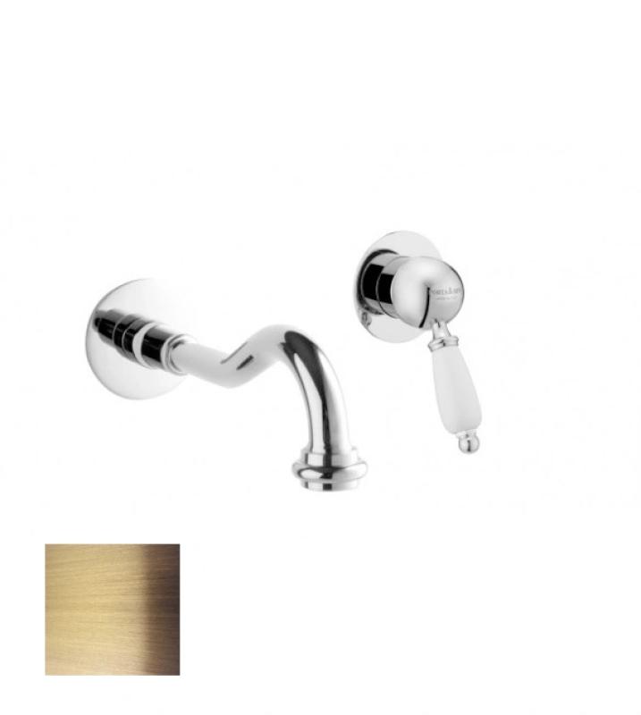 PB Vitange Miscelatore per lavabo nostalgico ad incasso con beccuccio da 21 cm Bronzo