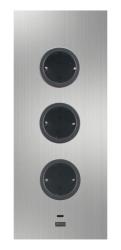 Indux Corner Colonna energetica con 3 prese di corrente con messa a terra e doppio caricatore USB-A&amp;C in acciaio inossidabile 1208953216