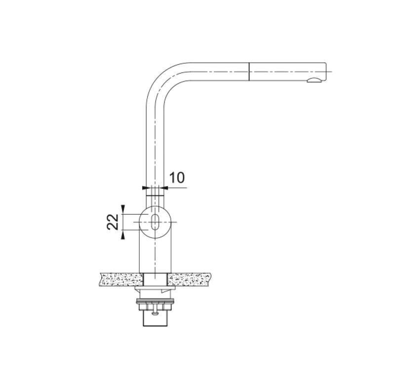 Franke rubinetto a sensore nero spazzolato Atlas Neo con beccuccio estraibile 115.0625.527