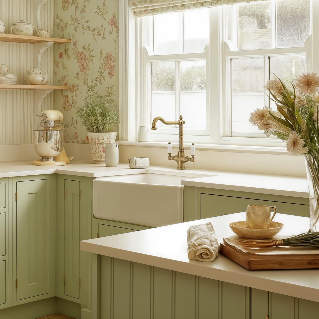 PB Rubinetto classico nostalgico da cucina Bronzo con leve bianche 1208953913 - Productafbeelding 2